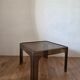 Smoked plexiglass side table, Prisunic