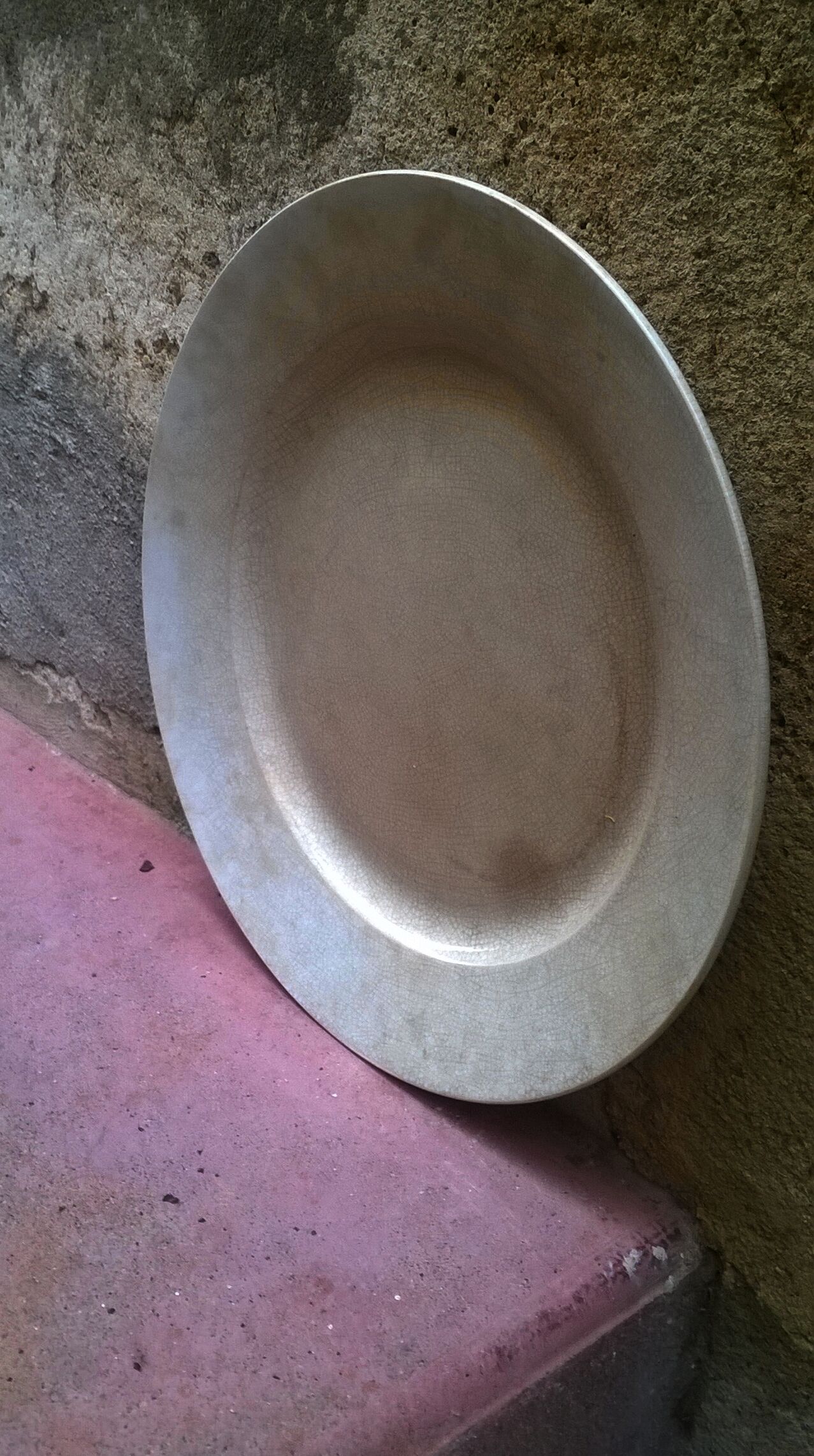 Dish in ancient Gien earthenware