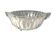 Tableware, faceted crystal fruit bowl from the 20th century.