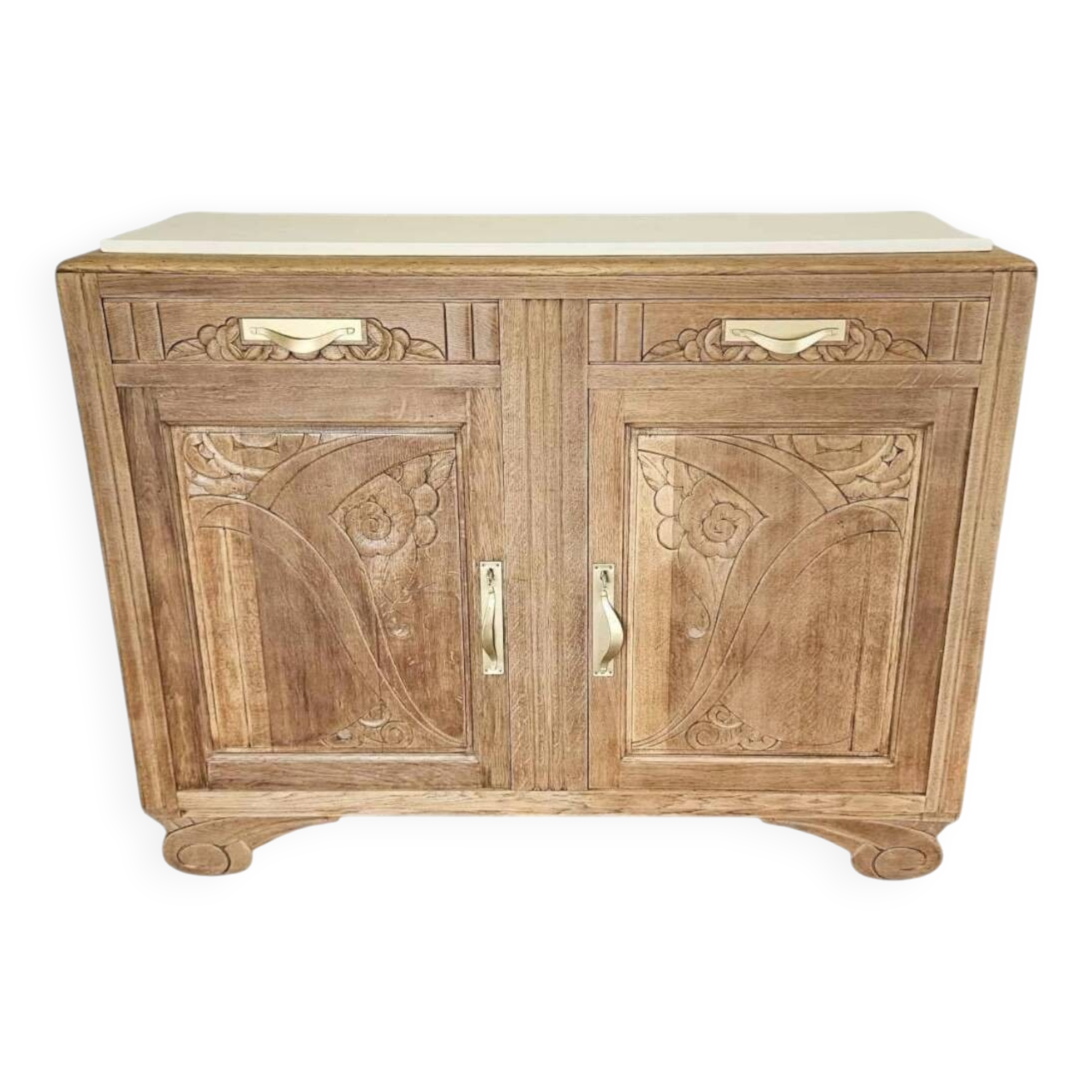 Parisian Art Deco oak sideboard