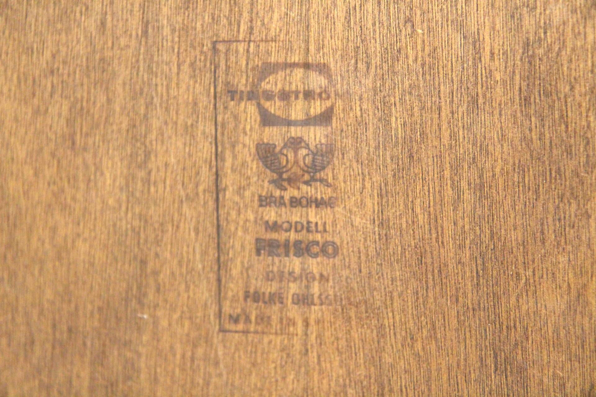 Teak "Frisco" coffee table, Folke Ohlson, Sweden, 1960