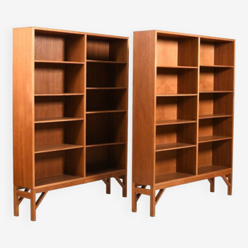 Pair of Book Cases by Børge Mogensen for FDB Møbler 1960s