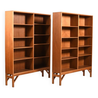 Pair of Book Cases by Børge Mogensen for FDB Møbler 1960s