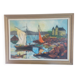 Tableau ancien marine 1965