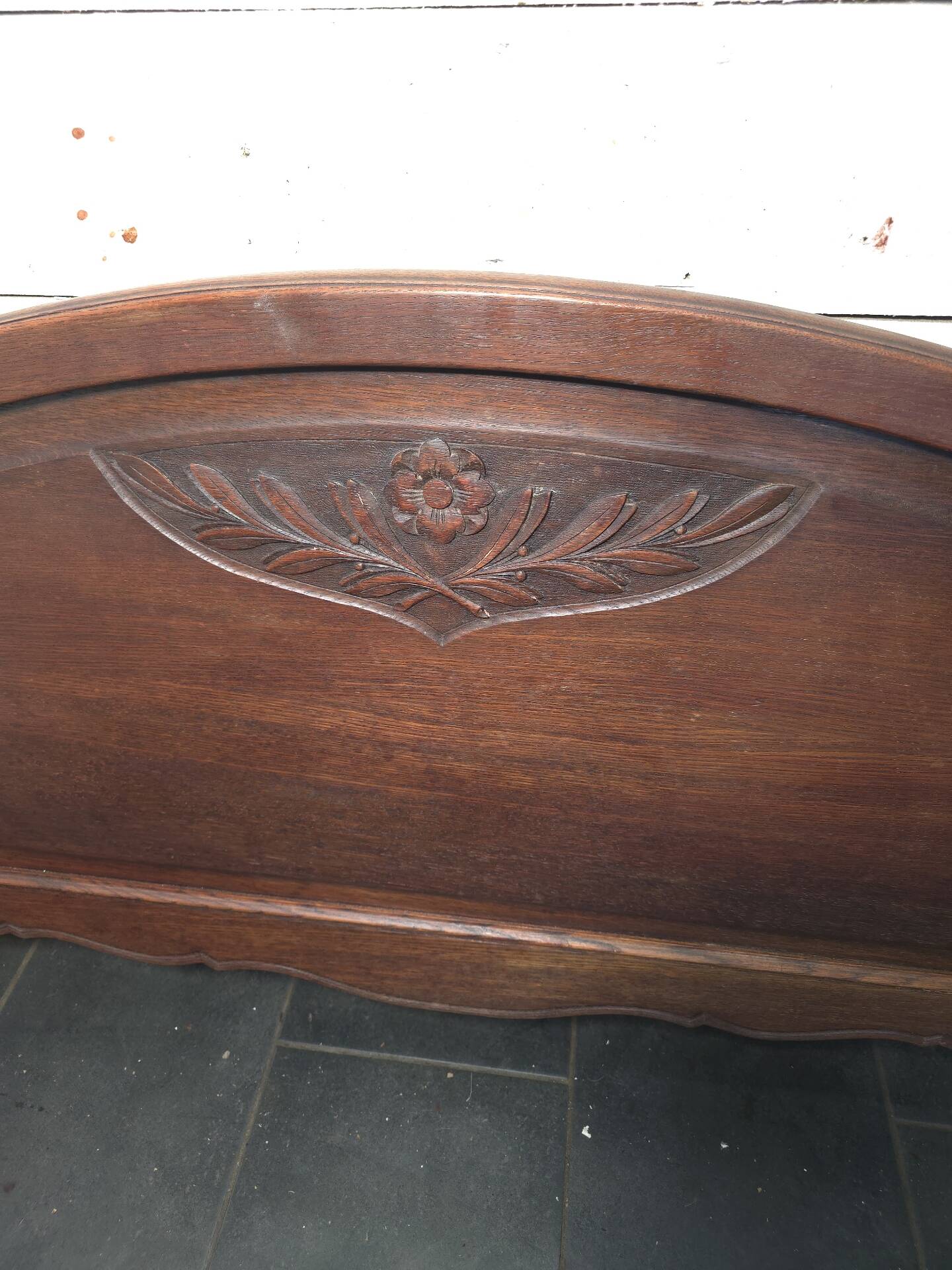 Oak headboard