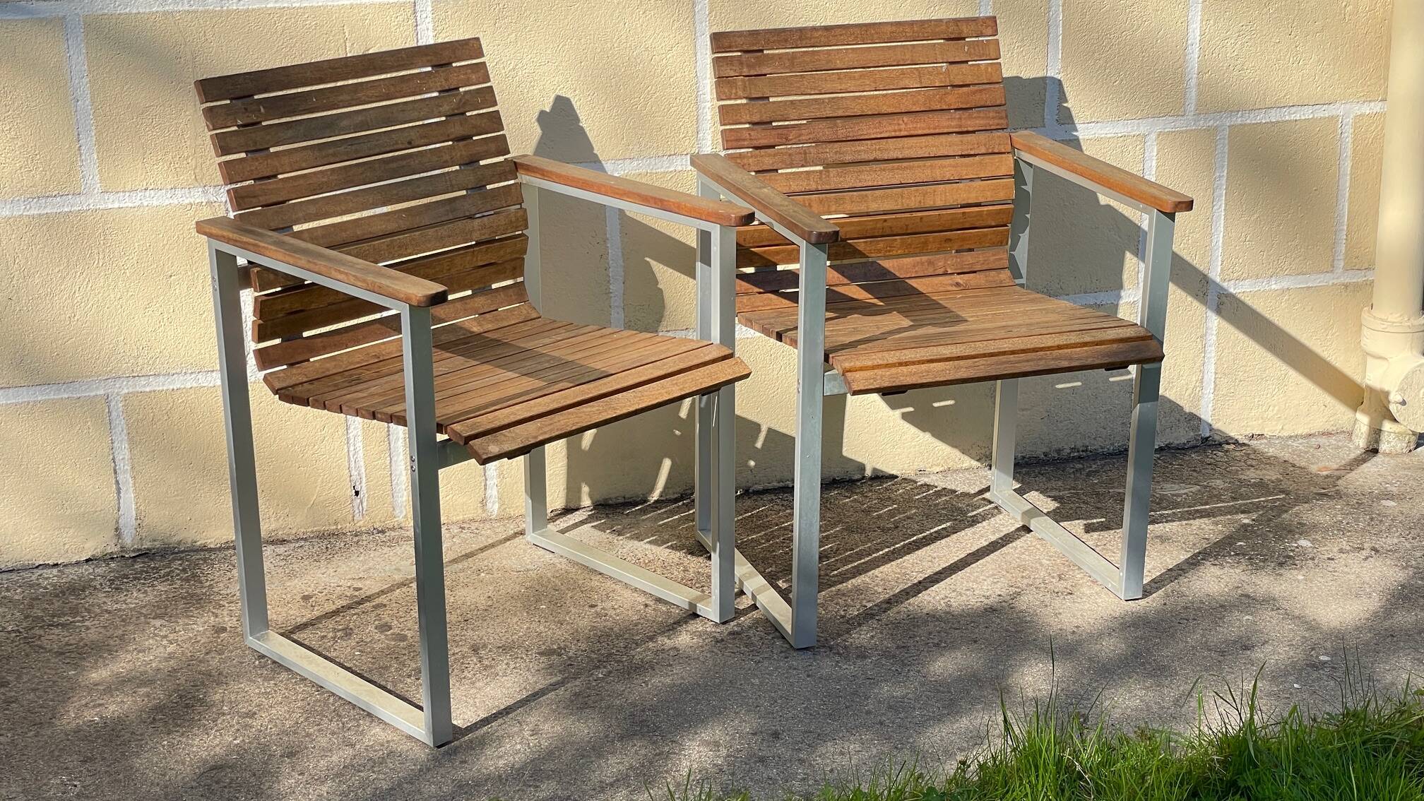 Paire de fauteuils esprit Karin Mobring Ikea