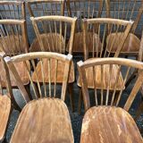 (Lot) 13 Stamped Baumann Chairs