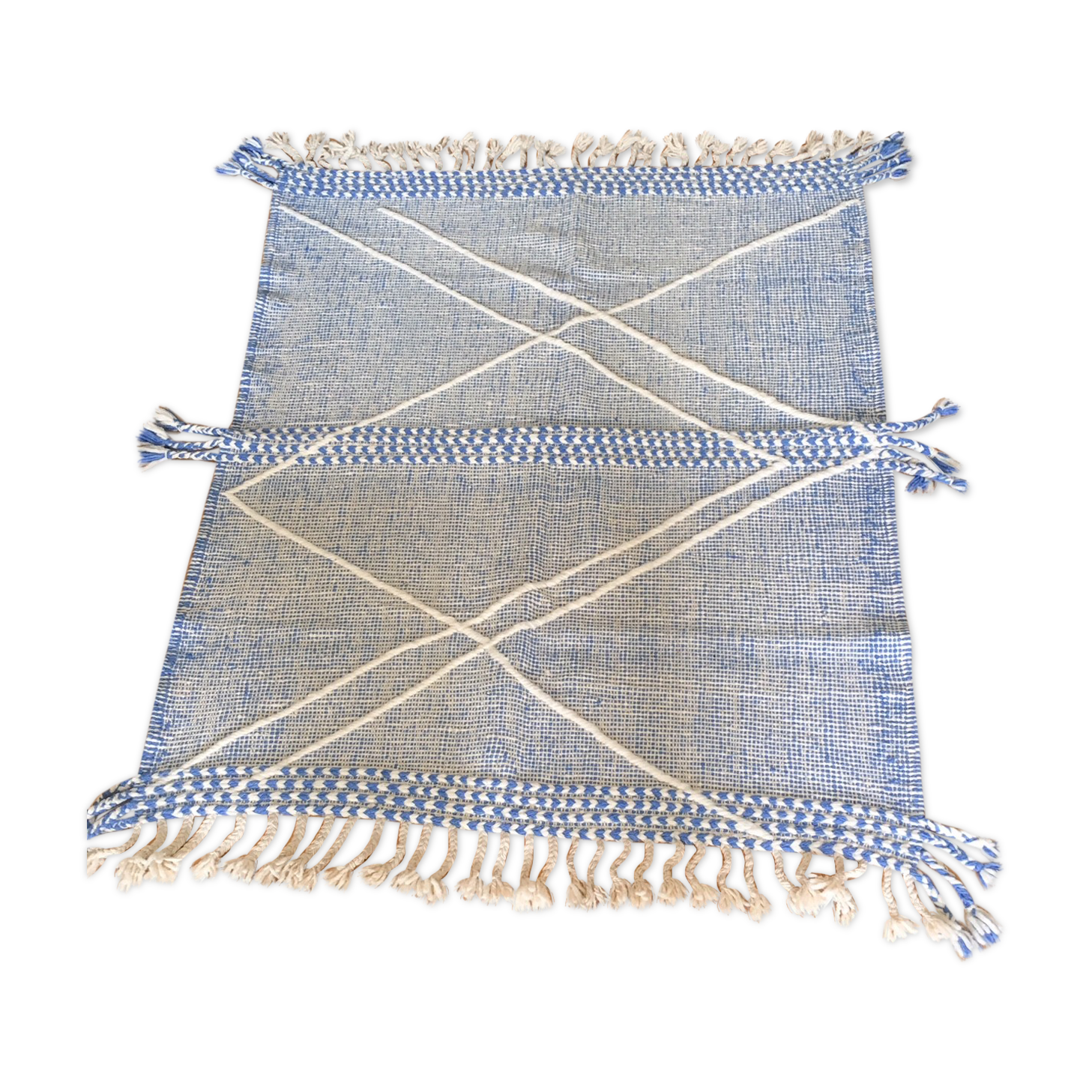 Kilim zanafi blue carpet  - 153x112cm