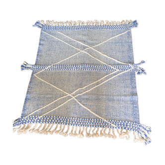 Kilim zanafi blue carpet  - 153x112cm