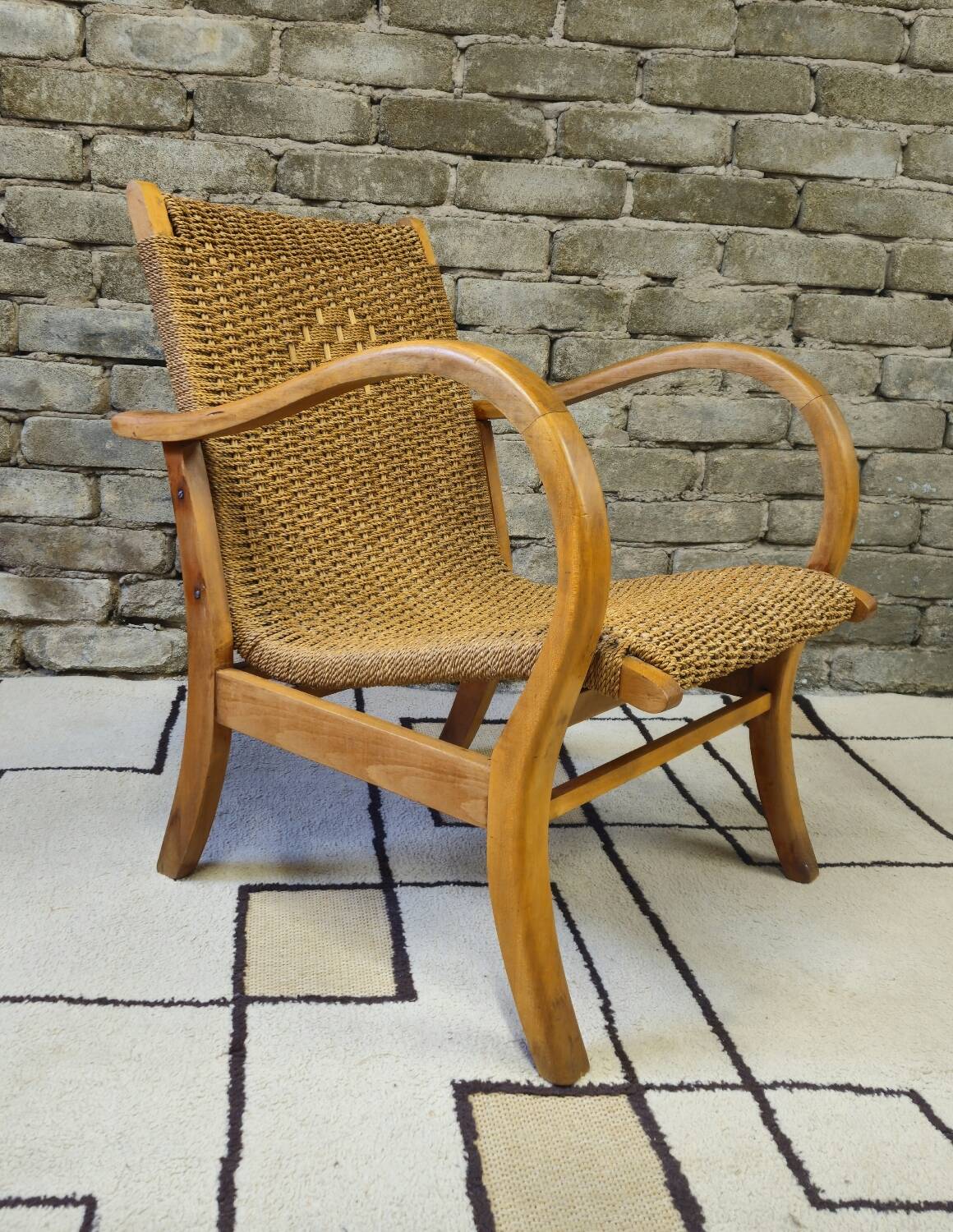 Erich Diekmann rope armchair 1960