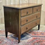 1930s English mahogany chest of drawers