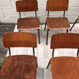 Lot of 6 vintage Marko 60s chairs