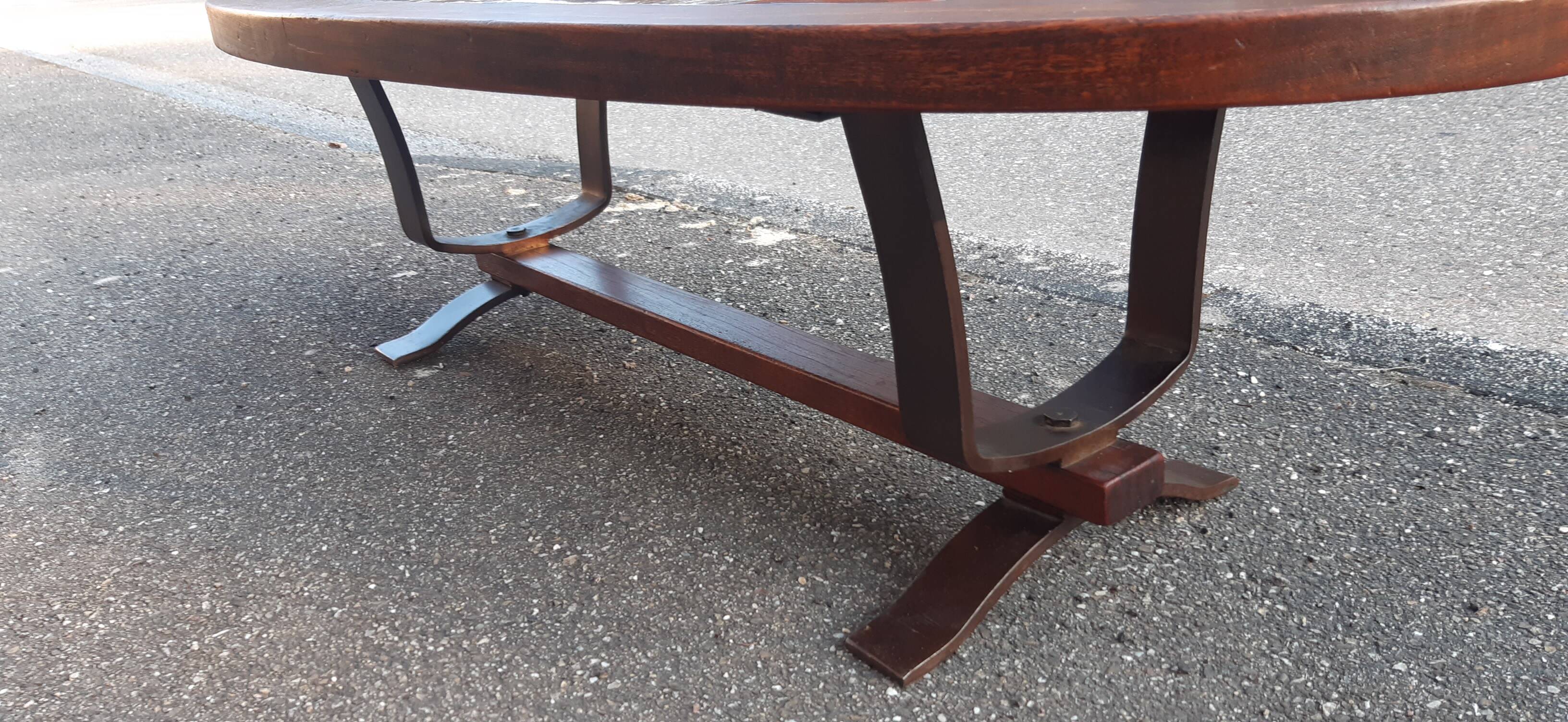 Brutalist coffee table from the 1970s.