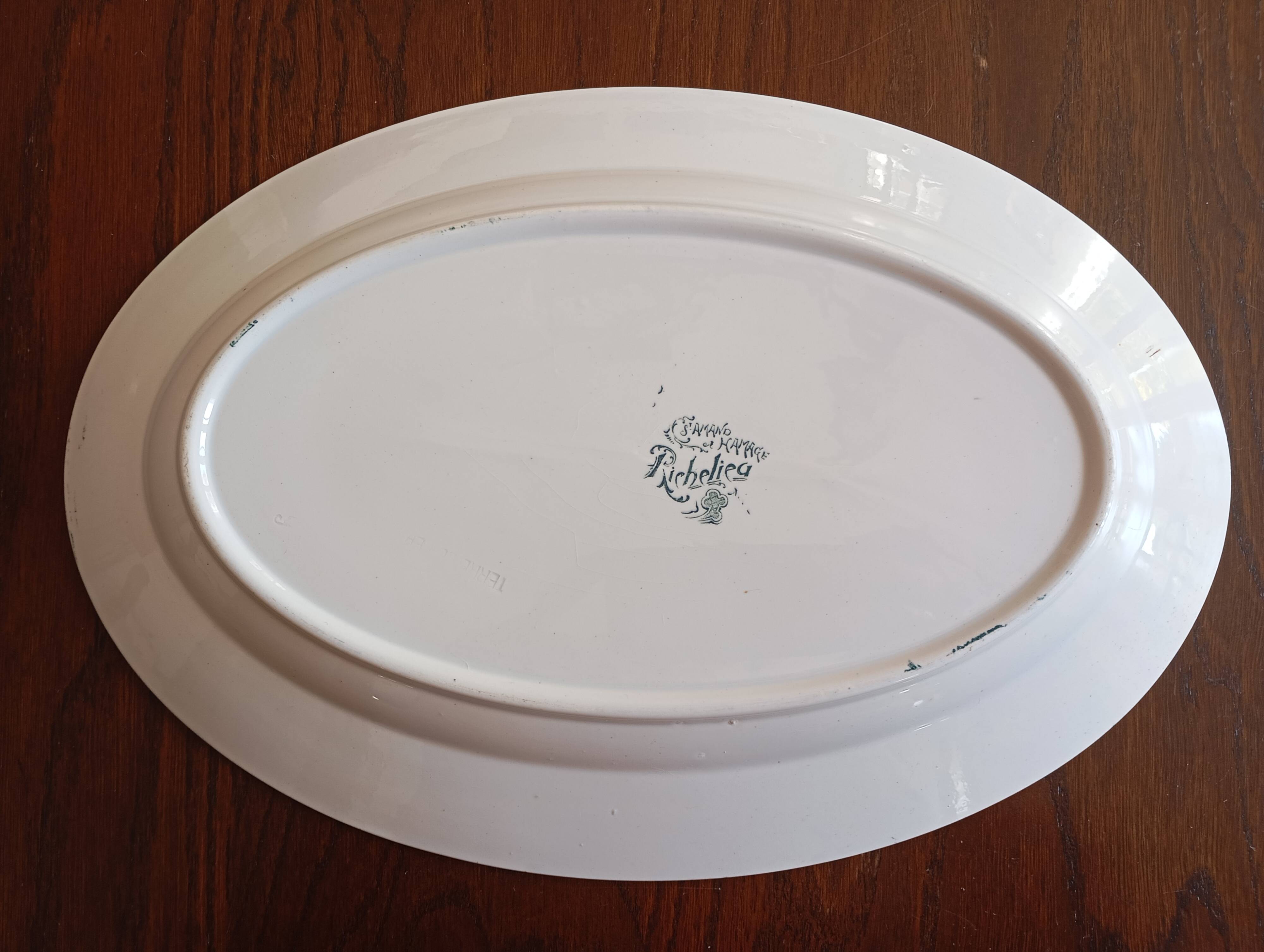 St Amand Hamage "Richelieu" ironstone dish