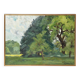 Geza szegedi molnar (1906-1970) oil on canvas "landscape"