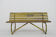 Vintage Wood and Iron Bench, 1930s