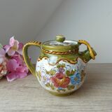 Pitcher, tiled kid from Deruta, Italy, Vintage