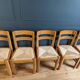 Set of six chairs Maison Regain 1970s/80s