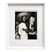 Ron Galella - Grace Jones & Andy Warhol, Studio54, 1978 Tir argentique