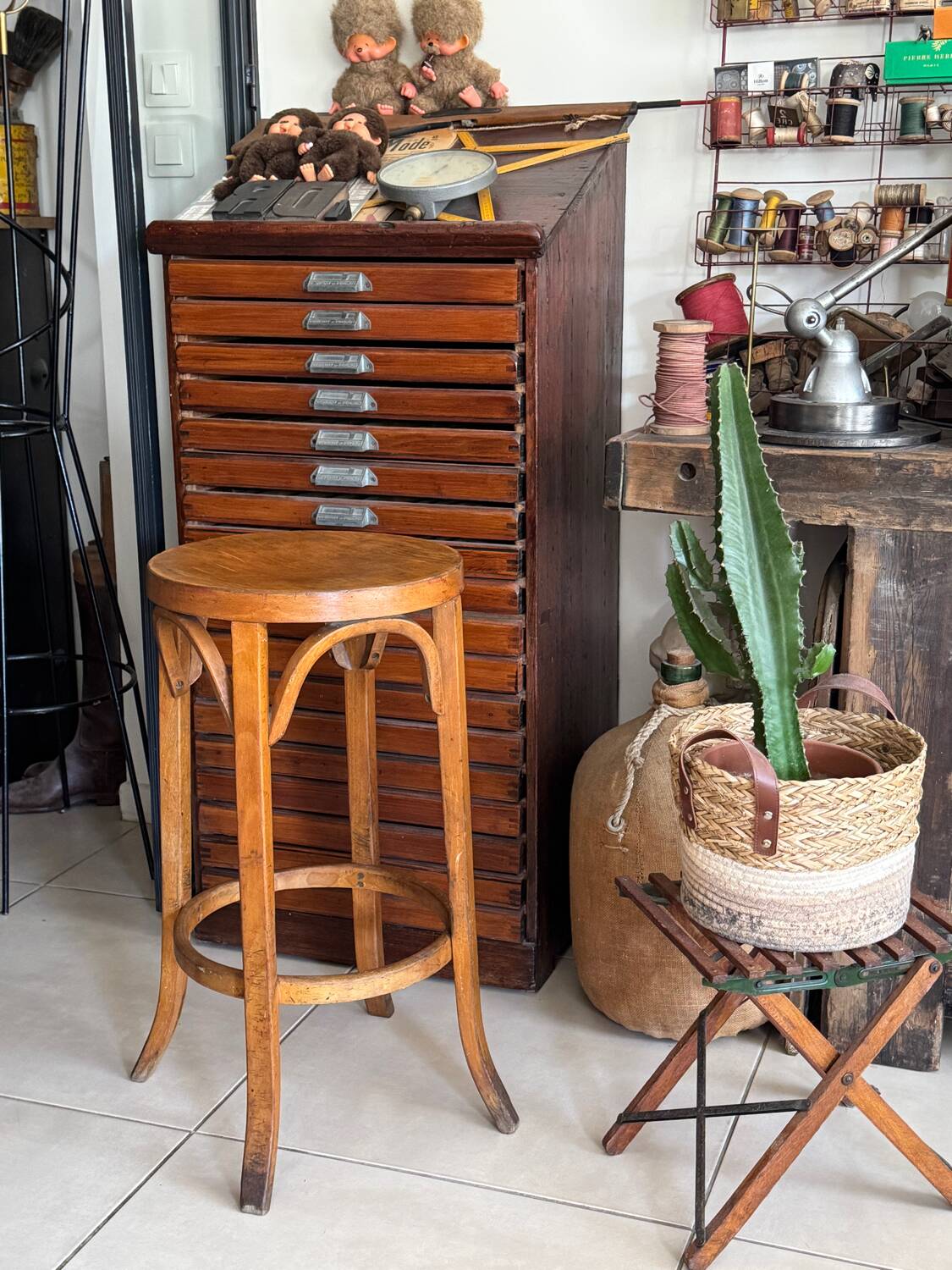 Vintage Baumann bar stool