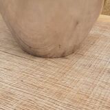 Polished cast aluminum vase, 1960s