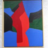 Original Klein Blue Abstract