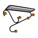 Vintage coat rack