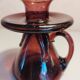 Biot bubbled glass candle holder