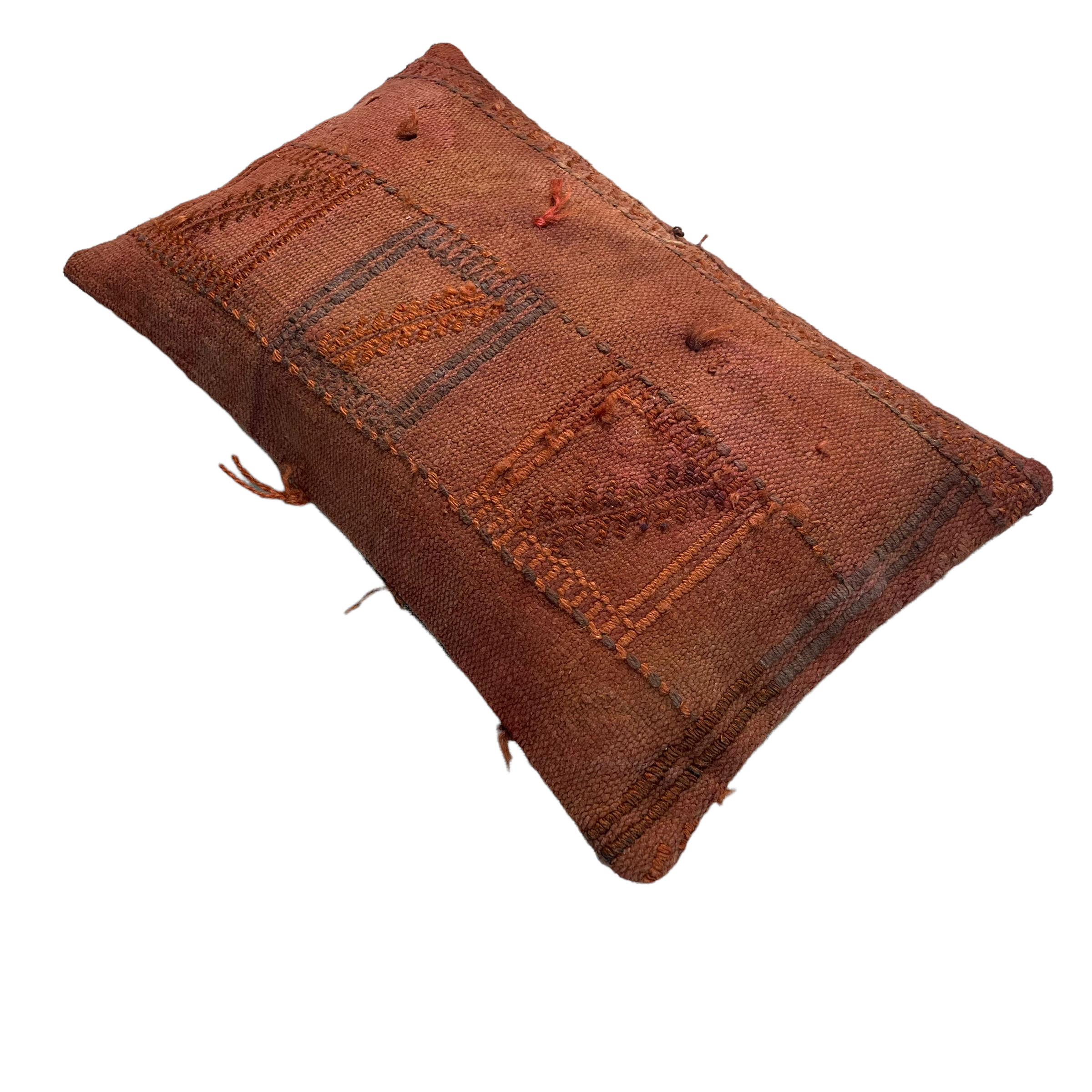 Vintage turkish kilim cushion cover , 30 x 50 cm