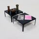 Set of 2 Fiberglass Side or Coffee tables 1960s