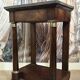 Console in mahogany and marble, Empire period