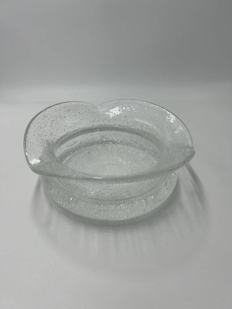 Biot glass empty pocket, vintage