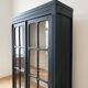 Armoire vitrine ancienne patinée