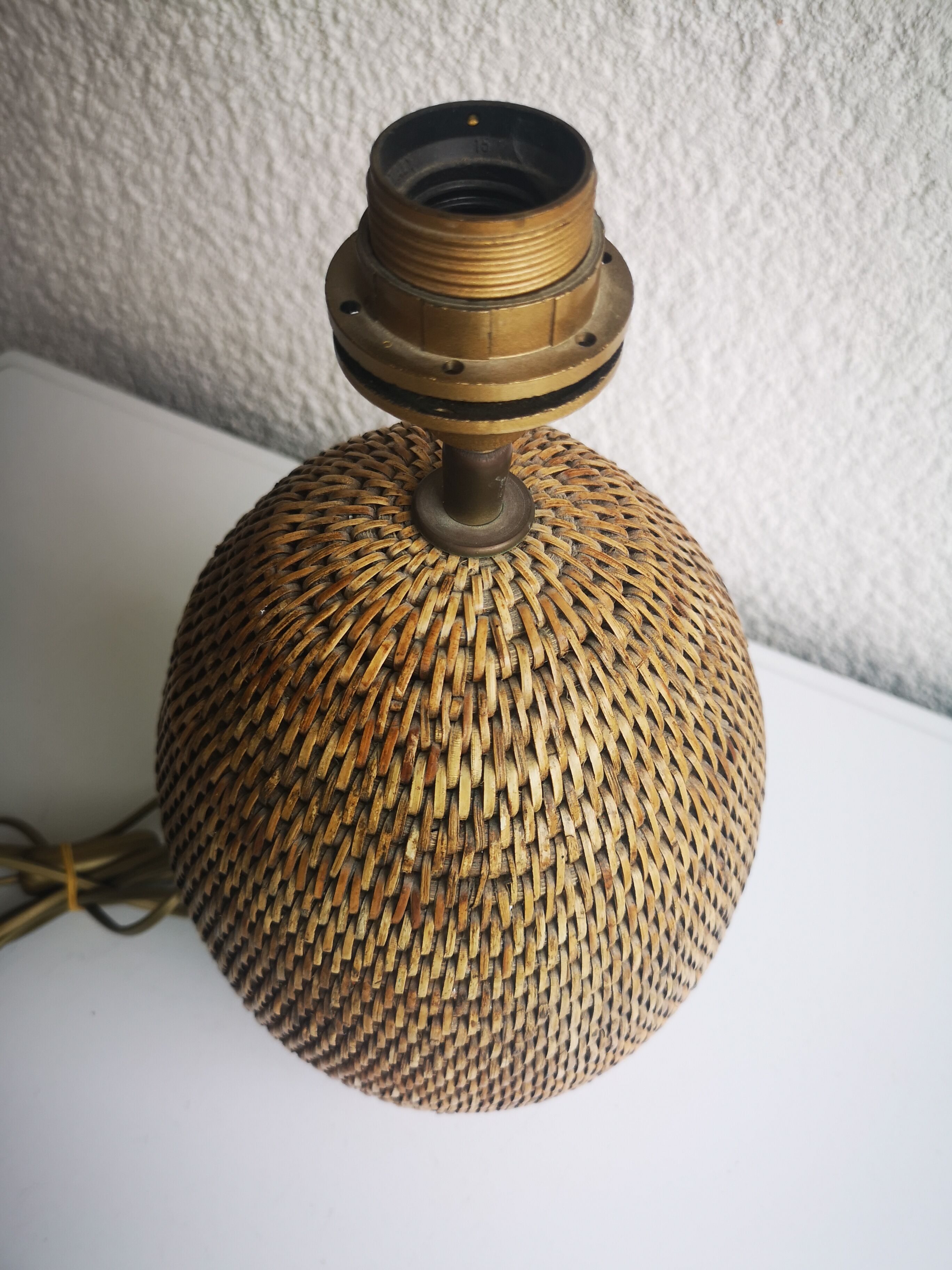 Rattan marrow lamp