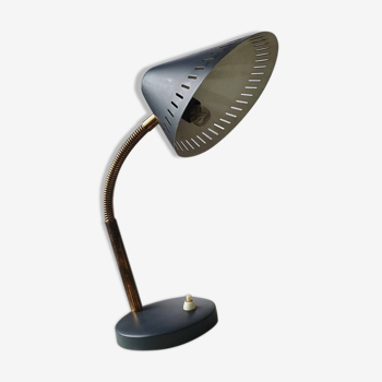 70s swan collar metal desk lamp