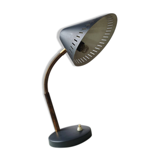70s swan collar metal desk lamp