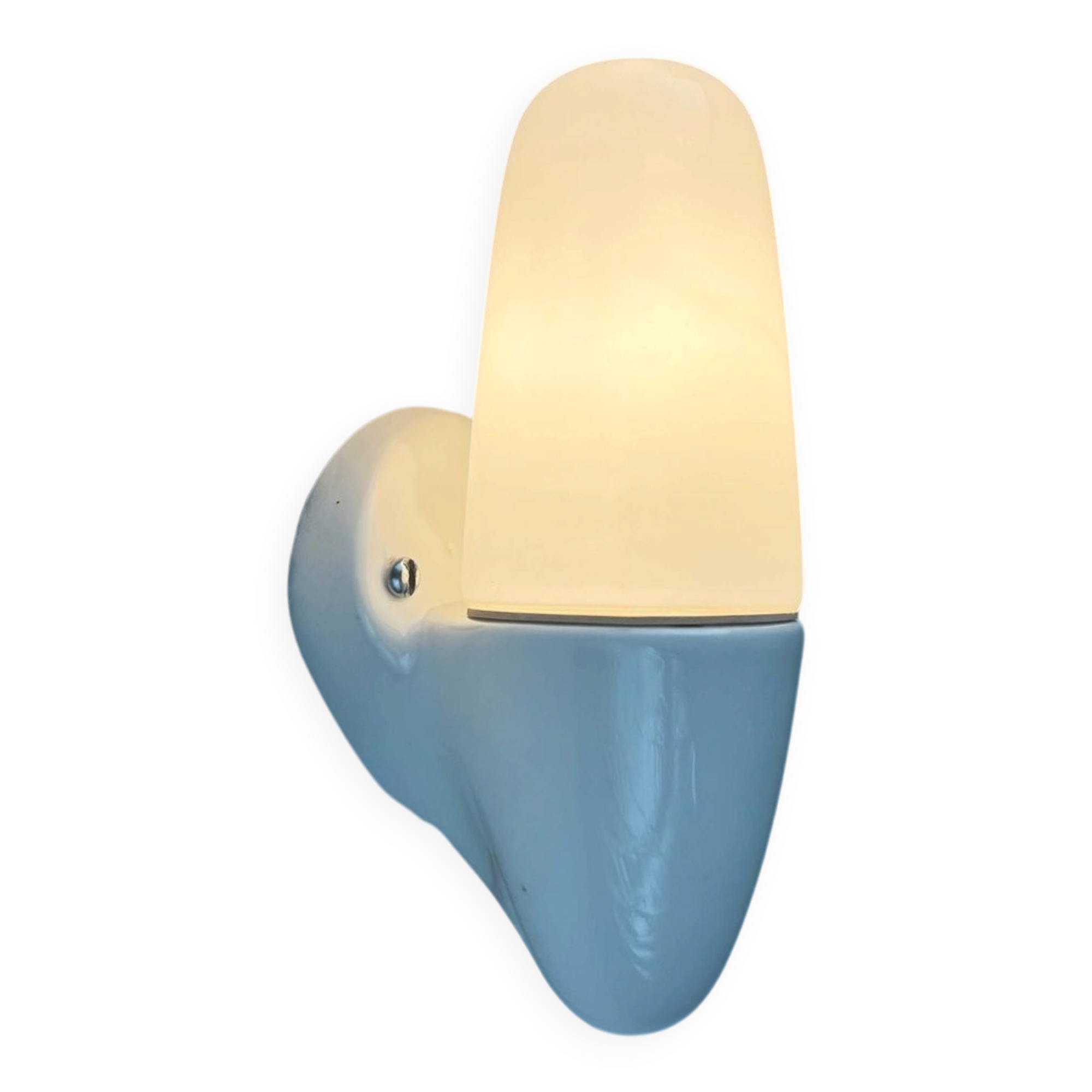 Mid-Century Modern German Ceramic 6065 Sconce by Wilhelm Wagenfeld for Lindner, 1950s