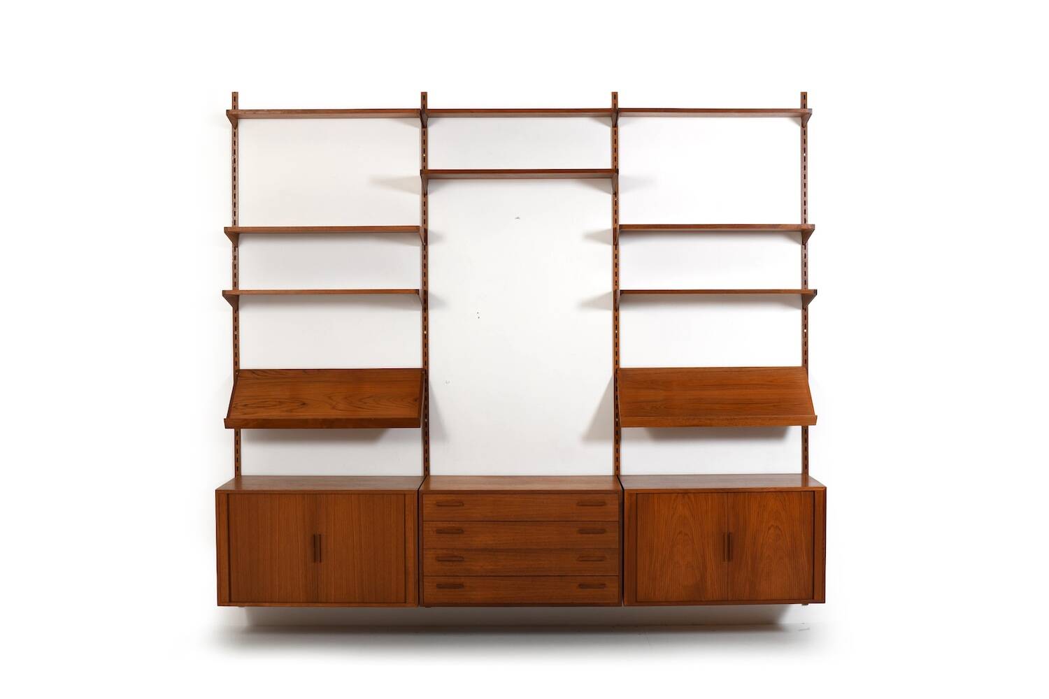 Teak Wall System by Kai Kristiansen for FM Denmark 1960s