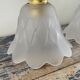Pair of Art Deco wall lights in glass and ceramic