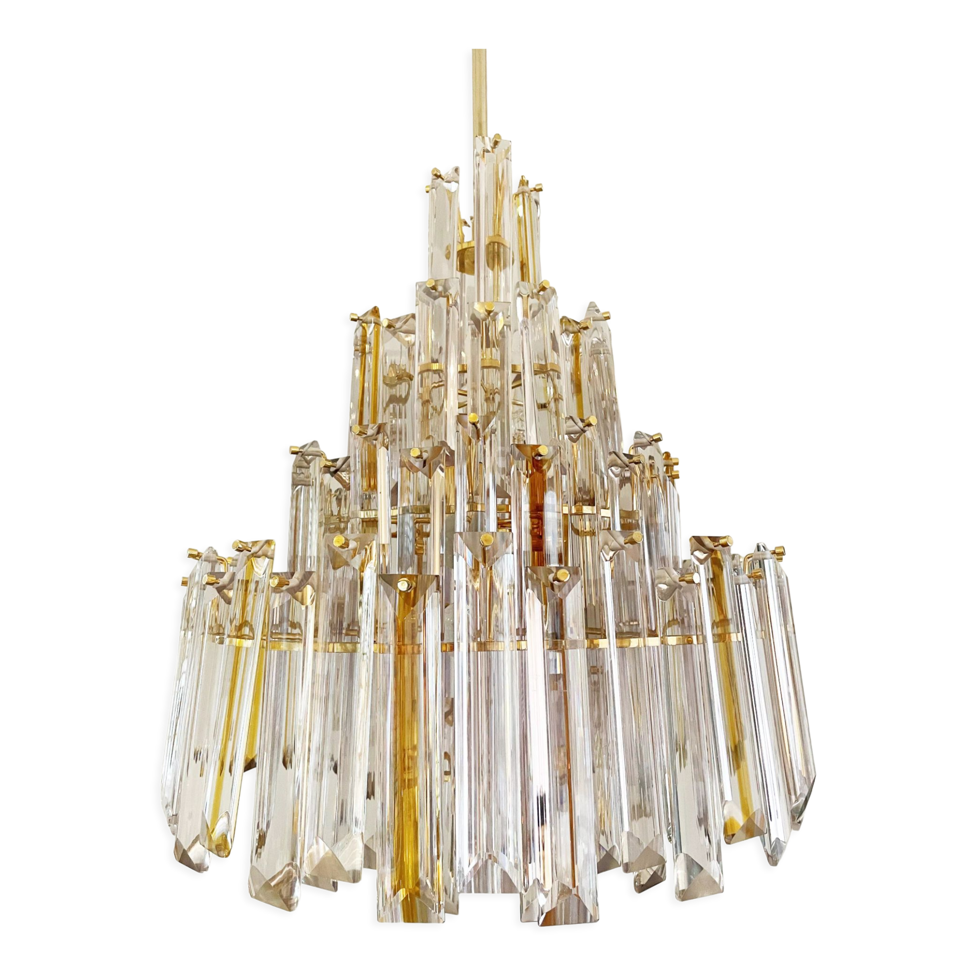 Vintage Paolo Venini chandelier, 1970s