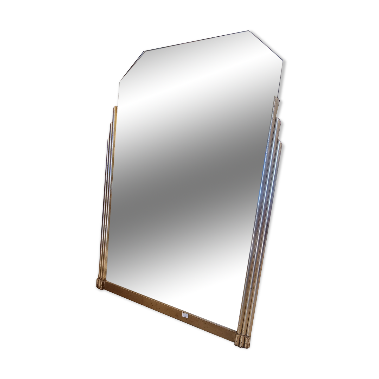 Golden art deco mirror