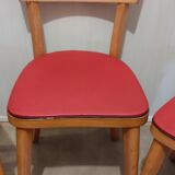 5 vintage bistro chairs