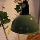 Lampe « anja » émaillée ukrainienne vert