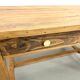Table de Ferme "Meuble de Métier" en Pin – 8 Tiroirs (L221 cm)