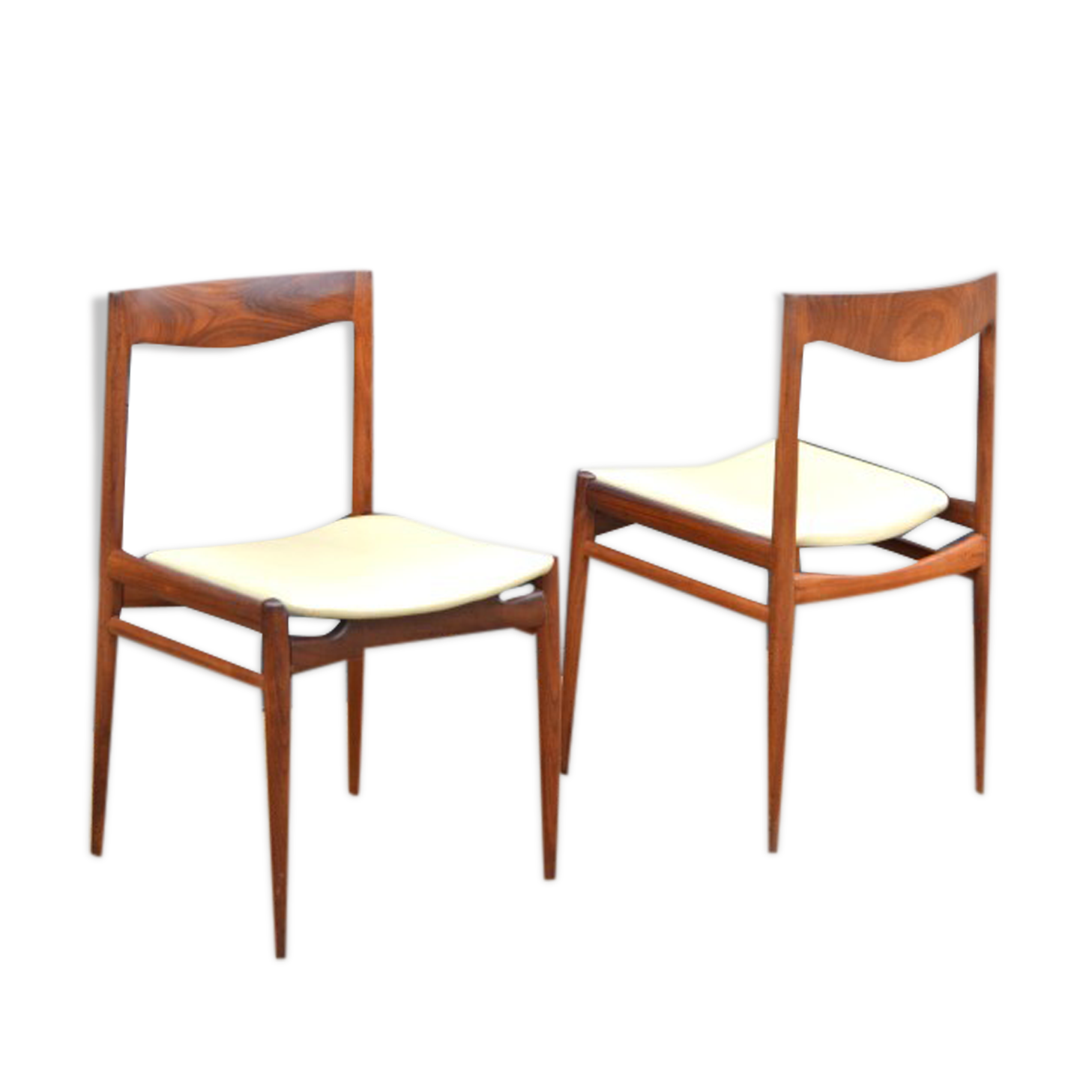 Pair of rosewood chairs