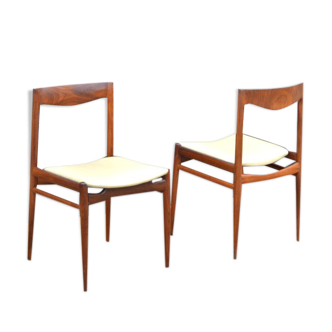 Pair of rosewood chairs