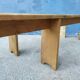 Pair of solid wooden farm benches