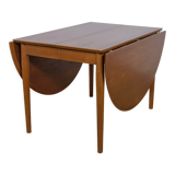 Table à manger extensible en teck, années 1960