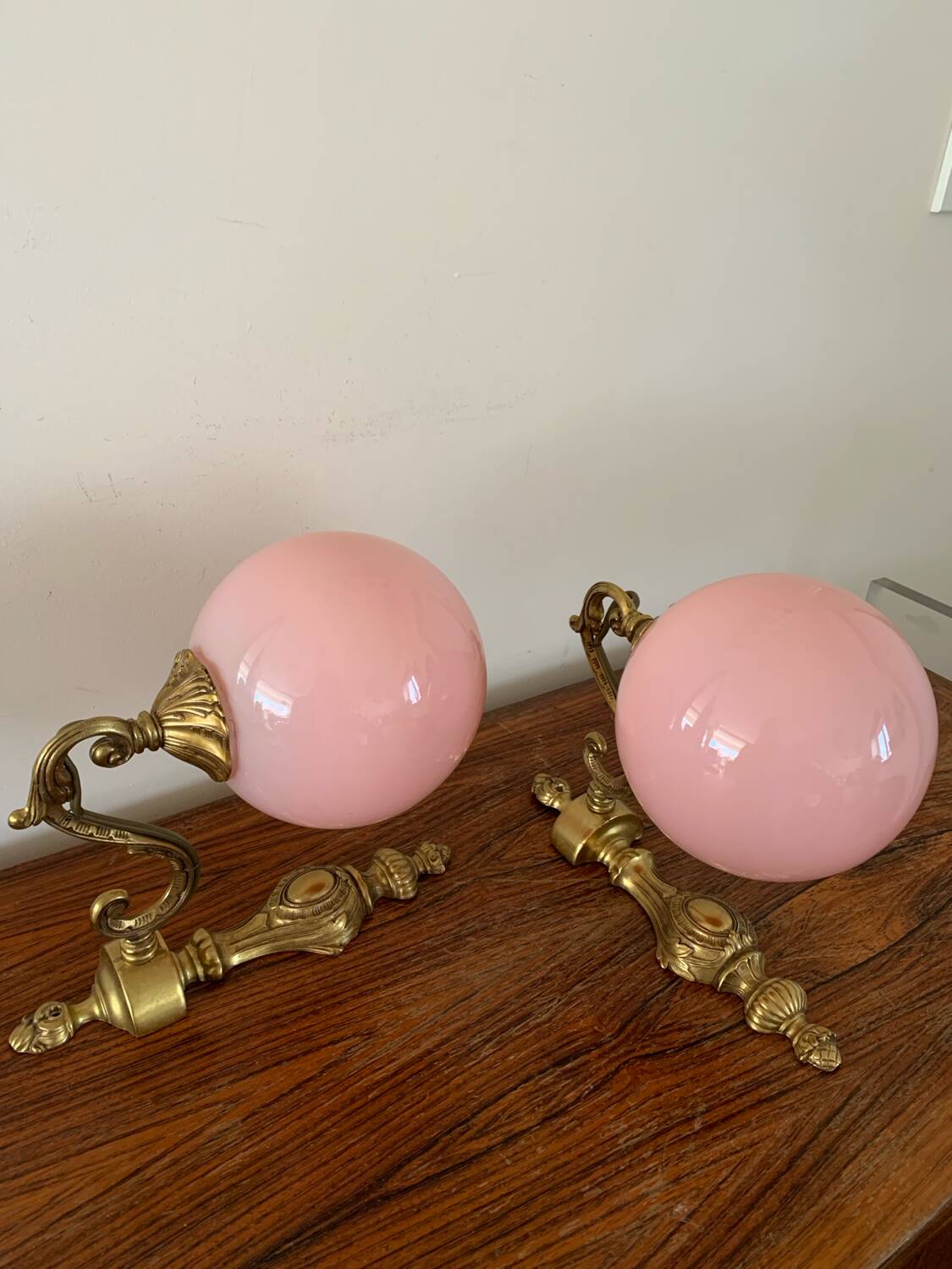 Pair of antique wall sconces