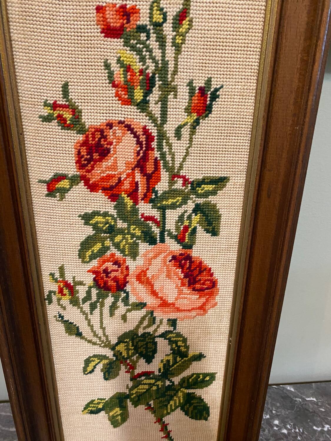 Tapisserie vintage roses